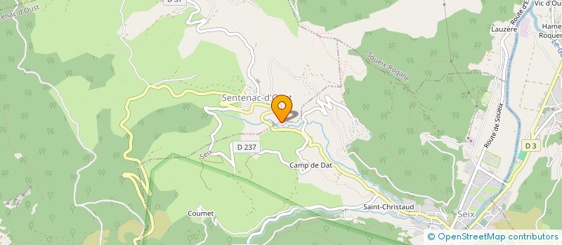 localisation de l'entreprise MONSIEUR JEAN QUERARD à AULUS-LES-BAINS
