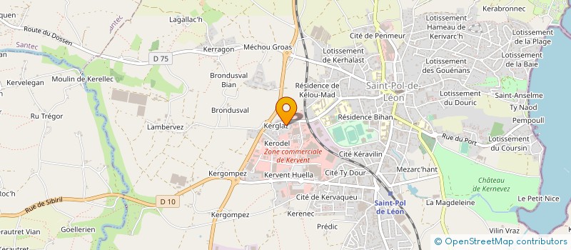 localisation de l'entreprise MONSIEUR JEAN QUERE à SAINT-POL-DE-LEON