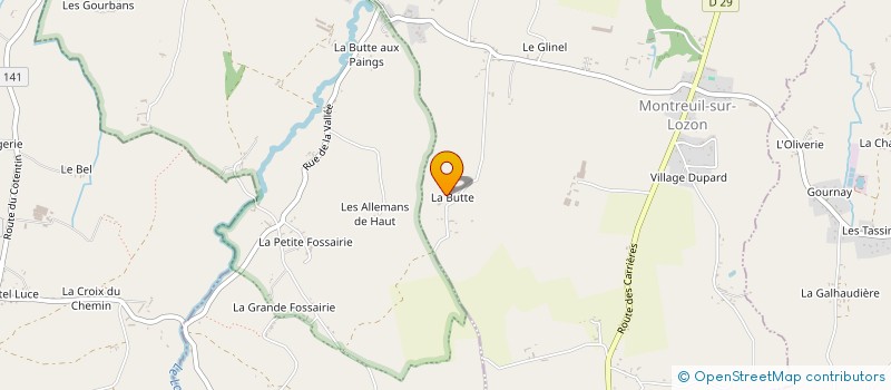 localisation de l'entreprise MONSIEUR JEAN QUESNEL  MONTREUIL-SUR-LOZON