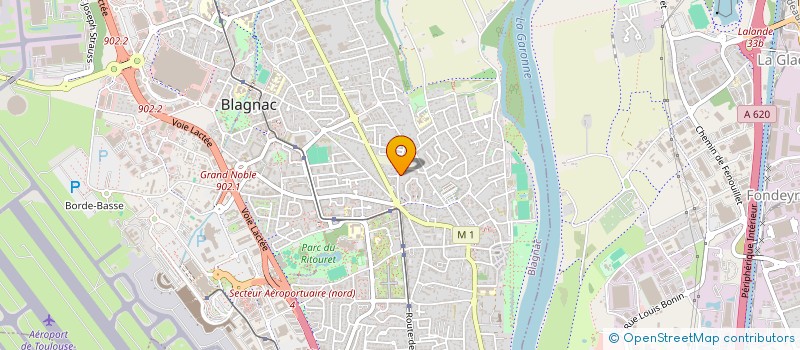 localisation de l'entreprise MONSIEUR JEAN QUEYREAU à BLAGNAC