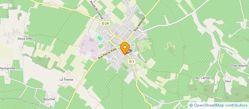 localisation de l'entreprise MONSIEUR JEAN QUICHAUD  ROYAN