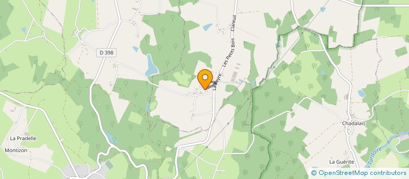 localisation de l'entreprise MONSIEUR JEAN QUICHAUD  SAUVAGNAC