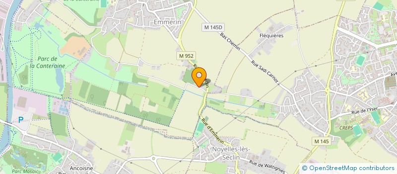 localisation de l'entreprise MONSIEUR JEAN QUIEVREUX  EMMERIN