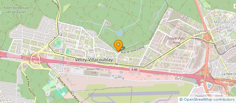 localisation de l'entreprise MONSIEUR JEAN QUINE à VELIZY-VILLACOUBLAY