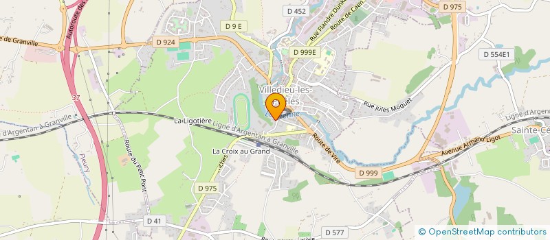 localisation de l'entreprise MONSIEUR JEAN QUINETTE à VILLEDIEU-LES-POELES-ROUFFIGNY