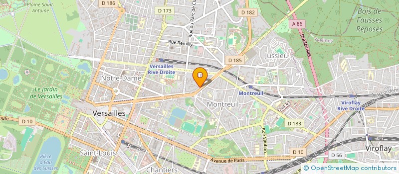 localisation de l'entreprise MONSIEUR JEAN QUINT à VERSAILLES