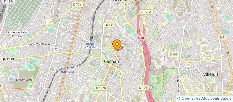 localisation de l'entreprise MONSIEUR JEAN QUISEFIT à CACHAN