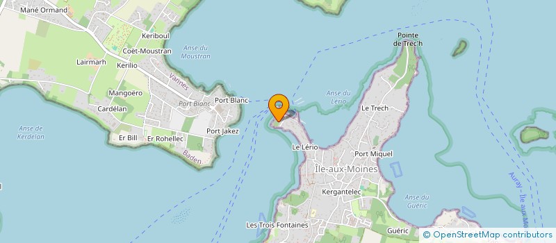 localisation de l'entreprise MONSIEUR JEAN RABAS  ILE-AUX-MOINES