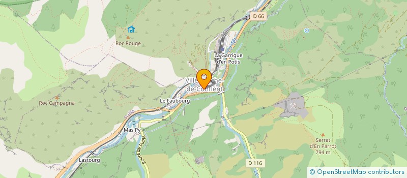 localisation de l'entreprise MONSIEUR JEAN RABIN à VILLEFRANCHE-DE-CONFLENT