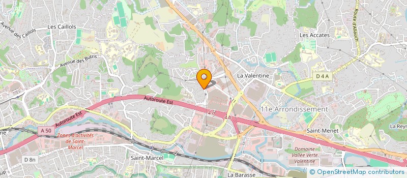 localisation de l'entreprise MONSIEUR JEAN RABINO  MARSEILLE 11EME