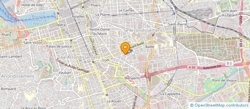 localisation de l'entreprise MONSIEUR JEAN RABOTO à MARSEILLE