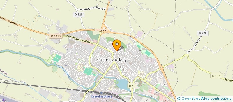 localisation de l'entreprise MONSIEUR JEAN RABUFFETTI  CASTELNAUDARY