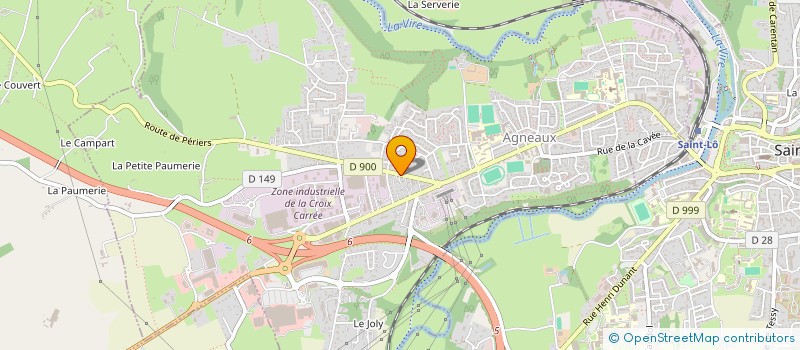 localisation de l'entreprise MONSIEUR JEAN RABUFFETTI  AGNEAUX