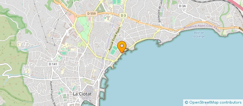 localisation de l'entreprise MONSIEUR JEAN RACHET à LA CIOTAT