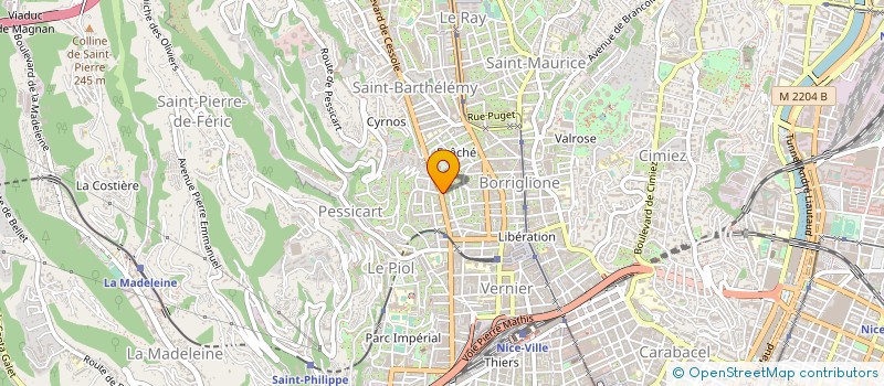 localisation de l'entreprise MONSIEUR JEAN RACINE  NICE