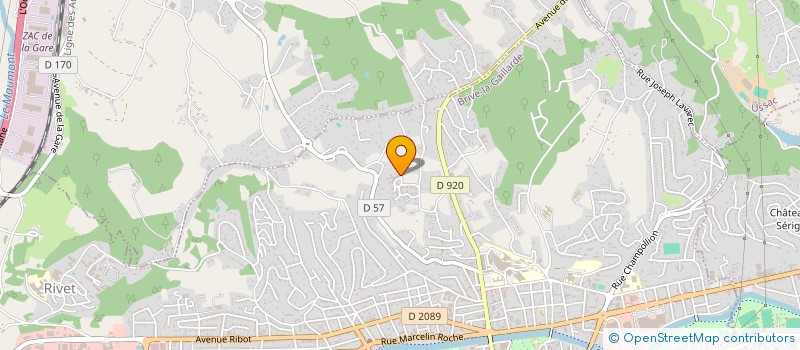 localisation de l'entreprise MONSIEUR JEAN RADOUX  BRIVE-LA-GAILLARDE