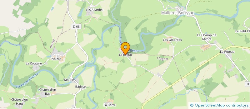 localisation de l'entreprise MONSIEUR JEAN RADZIK à CLUGNAT