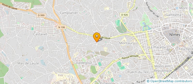 localisation de l'entreprise MONSIEUR JEAN RAFAEL CHAIX  NIMES