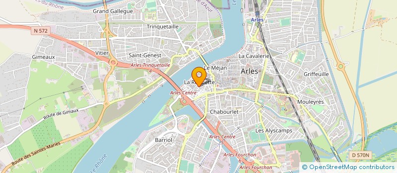 localisation de l'entreprise MONSIEUR JEAN RAFFALLI  ARLES