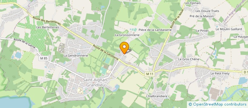 localisation de l'entreprise MONSIEUR JEAN RAFFIN  SAINT-AIGNAN-GRANDLIEU