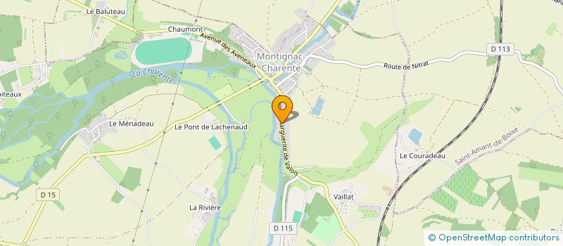 localisation de l'entreprise MONSIEUR JEAN RAFFIN à MONTIGNAC-CHARENTE