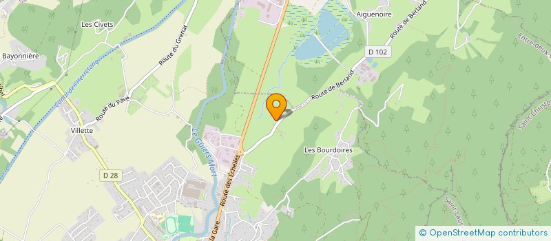 localisation de l'entreprise MONSIEUR JEAN RAFFIN THOLLIARD  SAINT-CHRISTOPHE-SUR-GUIERS