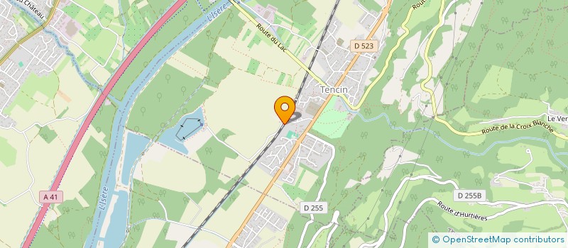 localisation de l'entreprise MONSIEUR JEAN RAGACHE  CRETS EN BELLEDONNE