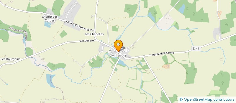 localisation de l'entreprise MONSIEUR JEAN RAGNOTTI à AILLANT-SUR-MILLERON