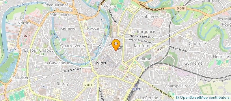 localisation de l'entreprise MONSIEUR JEAN RAGOT  NIORT