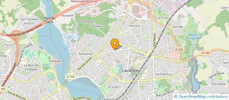 localisation de l'entreprise MONSIEUR JEAN RAGOU  CAUDAN