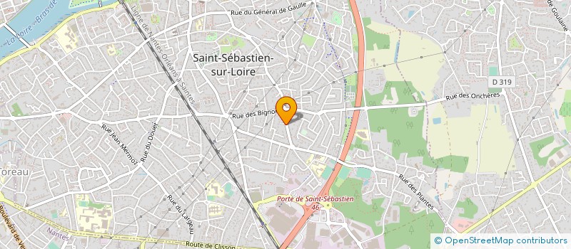 localisation de l'entreprise MONSIEUR JEAN RAGUIN à SAINT-SEBASTIEN-SUR-LOIRE