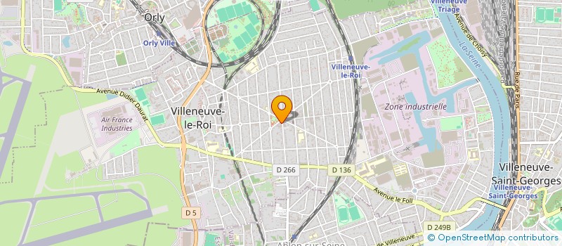 localisation de l'entreprise MONSIEUR JEAN RAGUIN  VILLENEUVE-LE-ROI