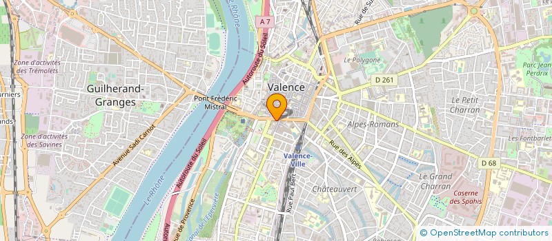 localisation de l'entreprise MONSIEUR JEAN RAHME à VALENCE