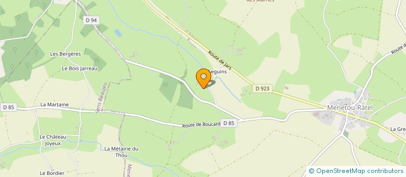 localisation de l'entreprise MONSIEUR JEAN RAIMBAULT  SURY-EN-VAUX