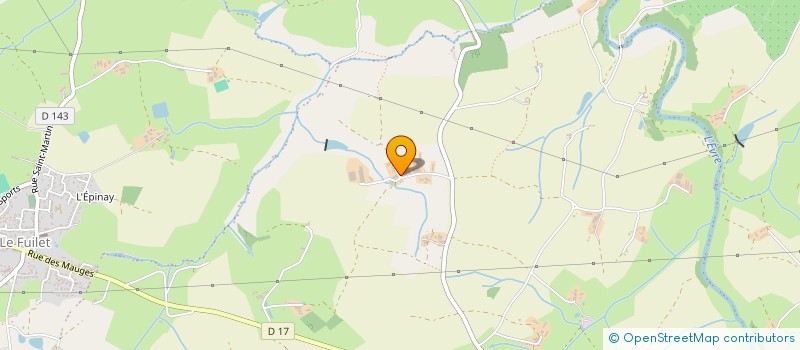 localisation de l'entreprise MONSIEUR JEAN RAIMBAULT  BEAUPREAU-EN-MAUGES