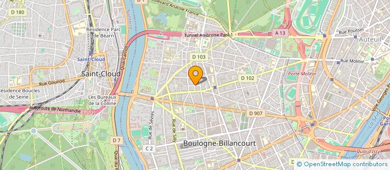 localisation de l'entreprise MONSIEUR JEAN RAIMOND à BOULOGNE-BILLANCOURT