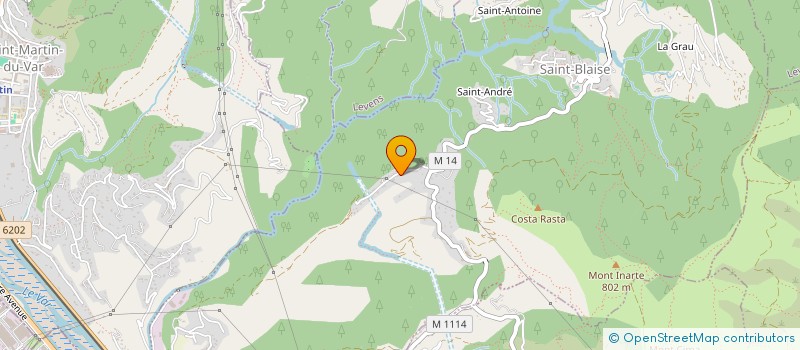 localisation de l'entreprise MONSIEUR JEAN RAINERO  SAINT-BLAISE