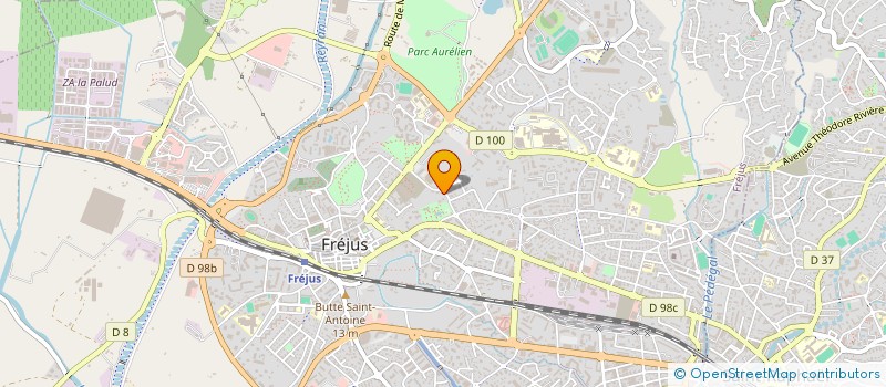 localisation de l'entreprise MONSIEUR JEAN RAJADE à FREJUS