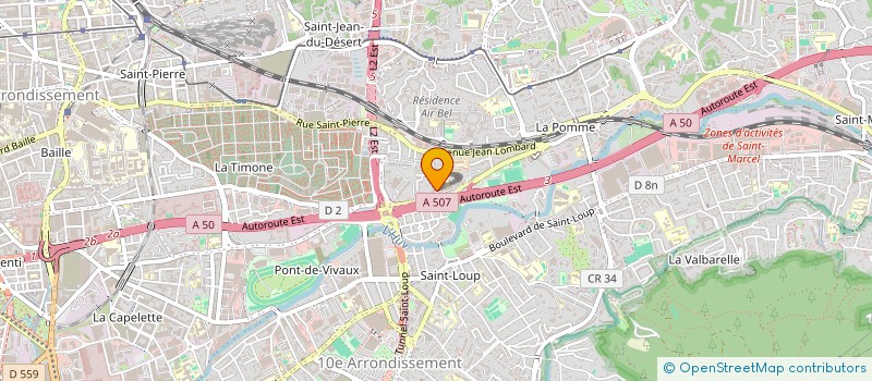 localisation de l'entreprise MONSIEUR JEAN RAMANANTSOA à MARSEILLE