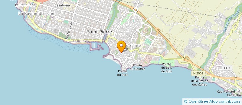localisation de l'entreprise MONSIEUR JEAN RAMASSARA à SAINT-PIERRE
