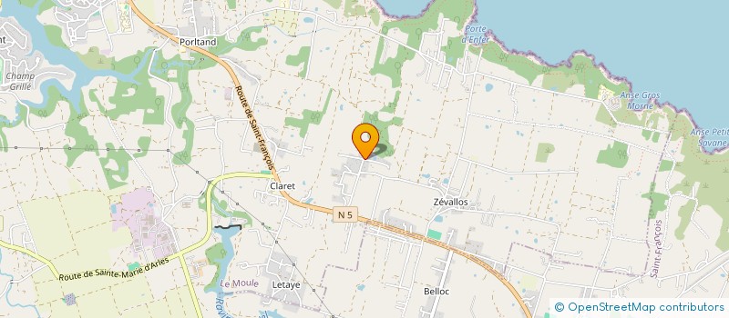 localisation de l'entreprise MONSIEUR JEAN RAMAYE à LE MOULE