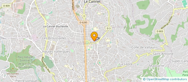 localisation de l'entreprise MONSIEUR JEAN RAMBALDI  LE CANNET
