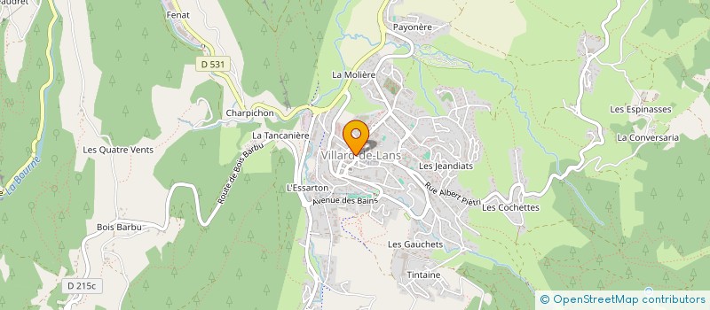 localisation de l'entreprise MONSIEUR JEAN RAMBAUD à VILLARD-DE-LANS