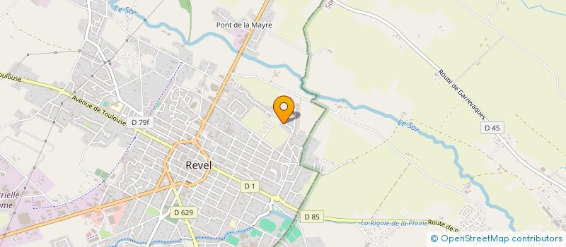 localisation de l'entreprise MONSIEUR JEAN RAMON  REVEL