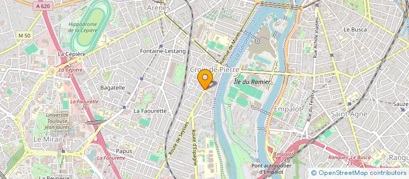 localisation de l'entreprise MONSIEUR JEAN RAMOS  TOULOUSE