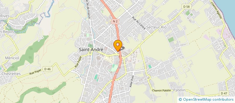 localisation de l'entreprise MONSIEUR JEAN RAMSAMY à SAINT-ANDRE