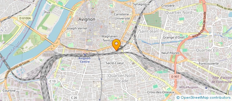 localisation de l'entreprise MONSIEUR JEAN RANC  AVIGNON