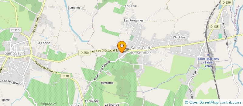 localisation de l'entreprise MONSIEUR JEAN RANCHOU  SAINT-YZAN-DE-SOUDIAC