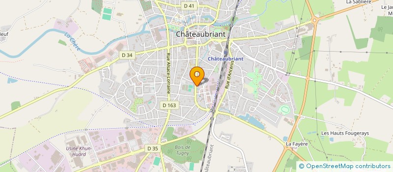 localisation de l'entreprise MONSIEUR JEAN RANDRIAMORA à CHATEAUBRIANT