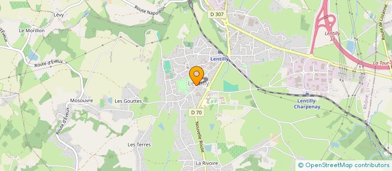 localisation de l'entreprise MONSIEUR JEAN RANDY à LENTILLY